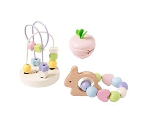 Babyleker - Classic World Wooden Baby Playset Mara 3pcs. - 10030