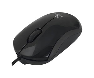 Mus - Esperanza TM125K Titanium Wired mouse (black) - Mus - 3 knapper - Svart - TM125K