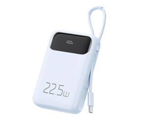 Nødlader - Mcdodo MC-3244 power bank Nødlader - Blue - 10000 mAh - MC-3244