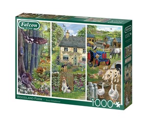 Puslespill - Jumbo Falcon Jigsaw Puzzle - Woodland Farm 1000pcs. Gulv - 1110500242