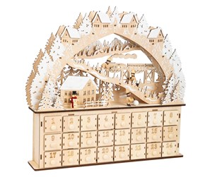 Byggesett - Small Foot - Wooden Advent Calendar Ski - 11789