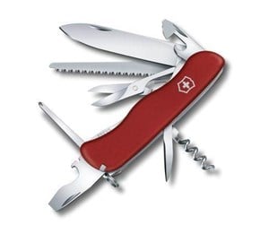 Kjøkkenredskaper - Victorinox OUTRIDER Locking Blade Swiss Army Knife - Red - 111mm Linear Lock - 0.8513