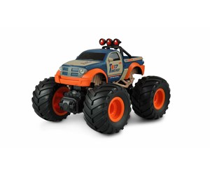 Fjernstyrt - Amewi Big Buster Monster Truck 1:18 RTR Orange/Blue - 22483