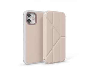 Mobil - Deksel og etui - Pipetto Origami Folio for iPhone 12 Pro Max - Dusty pink - P062-112-P