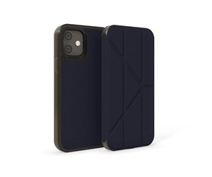 Mobil - Deksel og etui - Pipetto Origami Folio for iPhone 12/12 Pro - Dark Blue - P062-113-O