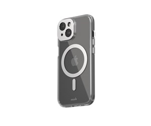 Mobil - Deksel og etui - Moshi iGlaze for iPhone 15 - Lunar Silver - 99MO231001