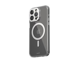 Mobil - Deksel og etui - Moshi iGlaze for iPhone 15 Pro Max - Lunar Silver - 99MO231004