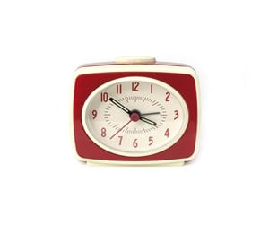 Dekorasjon - Kikkerland - Small Classic Alarm Clock Red (AC14-RD-EU) - AC14-RD-EU