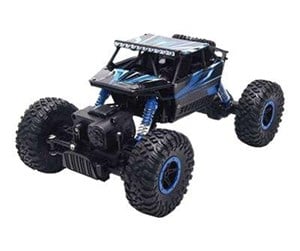 Fjernstyrt - Amewi Conqueror 4WD RTR 1:18 Rock Crawler Blue - 22196