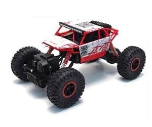 Fjernstyrt - Amewi Conqueror 4WD RTR 1:18 Rock Crawler White/Red - 22195