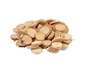 Byggesett - Creativ Company Wooden Discs with Hole 500 grams - 50282