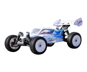 Fjernstyrt - Amewi Planet Pro 4WD Buggy RTR 1:8 2.4GHz White/Blue - 22299