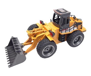 Fjernstyrt - Amewi Wheel Loader with Loading Shovel Scale 1:18 2.4GHz metal - 22304