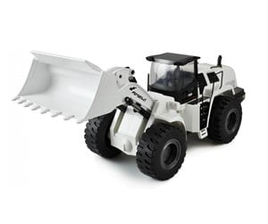 Fjernstyrt - Amewi Wheel Loader G484E AE 1:14 RTR 10-Channel Sound Light Partial Metal White - 22416