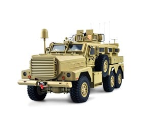 Fjernstyrt - Amewi US Military Vehicle MRAP 6x6 1:12 RTR with Light Sound & Smoke - 22428