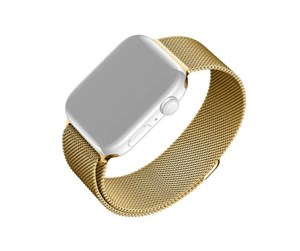 Smartklokke - Tilbehør - FIXED Mesh Strap for Apple Watch 38/40/41mm - Gold - FIXMEST-436-GD