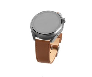 Smartklokke - Tilbehør - FIXED Leather Strap for Smartwatch Universal 20 mm - Brown - FIXLST-20MM-BRW