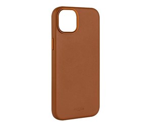 Mobil - Deksel og etui - FIXED MagLeather case for iPhone 15 - Brown - FIXLM-1200-BRW