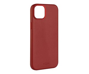 Mobil - Deksel og etui - FIXED MagLeather case iPhone 15 Plus Red - FIXLM-1201-RD