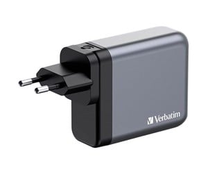 Mobil - Adaptere og ladere - Verbatim power adapter - GaN - 3 x USB-C USB - 140 Watt - 32203