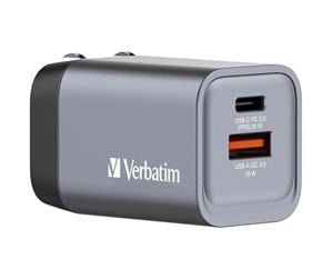 Mobil - Adaptere og ladere - Verbatim power adapter - GaN - 24 pin USB-C USB - 35 Watt - 32200