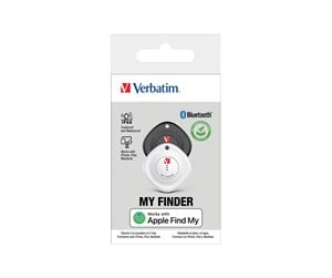 Mobil - Andre tilbehør - Verbatim My Finder Bluetooth Tracker 2-Pack - Black/White - 32131