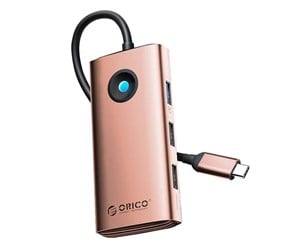 USB-hub - ORICO Type-C 6in1 HUB Multifunction Docking Station (rose gold) USB-hub - USB 3.0 - 6 porter - Gull - PW11-6PR-RG-EP