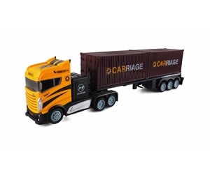 Fjernstyrt - Amewi Lorry Semi-Trailer with Container Trailer 2WD 1:16 2.4GHz RTR - 22495