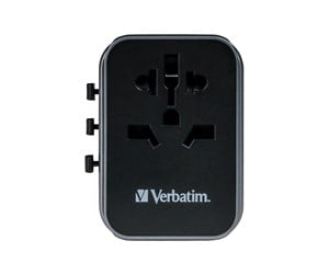 Mobil - Adaptere og ladere - Verbatim UTA-03 power adapter - 24 pin USB-C USB - 30 Watt - 49545