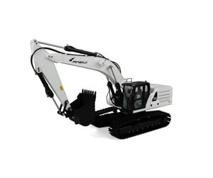 Fjernstyrt - Amewi Full metal hydraulic excavator G101H 1:16 RTR White - 22505