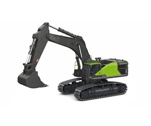 Fjernstyrt - Amewi Crawler Excavator ACV730 V3 1:14 RTR Grey/Green - 22516