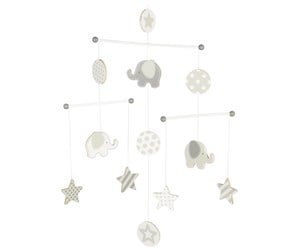 Babyleker - Goki Wooden Baby Mobile Elephant and Stars - 52899