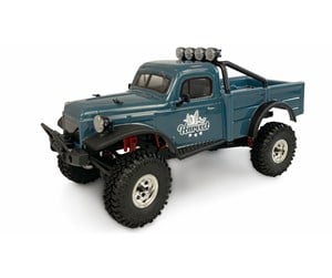 Fjernstyrt - Amewi AMXRock AM18 Harvest Crawler 1:18 Scale RTR Blue - 22523