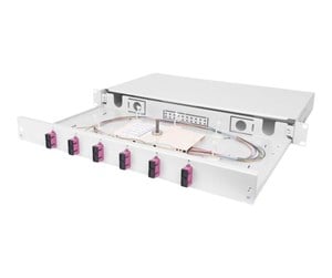 Tilbehør - DIGITUS Professional DN-96320-4 - fibre-optic splice box - 1U - 19" - DN-96320-4