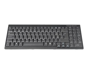 Tastatur - DIGITUS DS-72000CH - keyboard - QWERTZ - Swiss - black Input Device - Tastatur - Sveitsisk - Svart - DS-72000CH