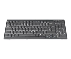 Tastatur - DIGITUS for KVM - keyboard - QWERTY - English - black Input Device - Tastatur - Engelsk - Svart - DS-72000UK