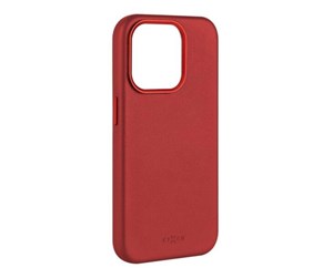 Mobil - Deksel og etui - FIXED MagLeather case for iPhone 15 Pro - Red - FIXLM-1202-RD