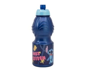 Skole - STOR Sport bottle for Kids 75032 400 ml Stitch Palms (blue) - 75032