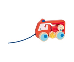 Babyleker - Goki Wooden Pull Figure Fire Brigade 112 - 54856