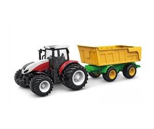 Fjernstyrt - Amewi RC Tractor with Tipping Trailer 1:24 RTR - 22600