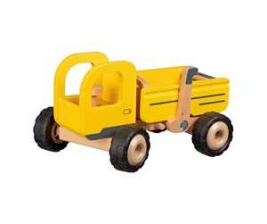 Treleker - Goki Wooden Dump Truck Yellow - 55895