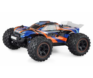 Fjernstyrt - Amewi Hyper GO Truggy Brushed 4WD 1:16 RTR Blue/Orange - 22619