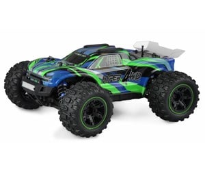 Fjernstyrt - Amewi Hyper GO Truggy Brushed 4WD 1:16 RTR Blue/Green - 22620