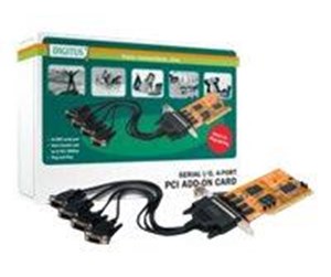 Nettverksadapter - DIGITUS DS-33002-1 - serial adapter - PCI - RS-232 x 4 - DS-33002-1