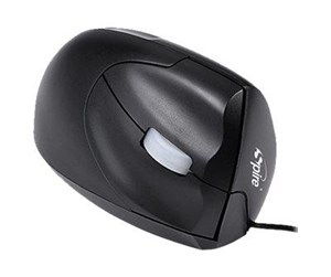 Mus - Spire Archer II - vertical mouse - USB - black - Vertical mouse - Optisk - 3 knapper - Svart - SP-M4002-USB