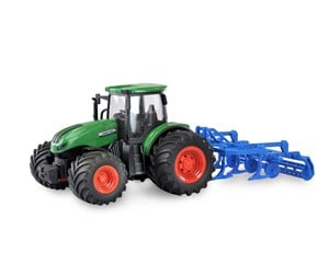 Fjernstyrt - Amewi RC Tractor with Cultivator 1:24 RTR Green - 22640