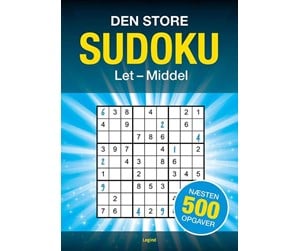 Kropp/sinn - Den store Sudoku - 500 opgaver let til middel - 9788775372669