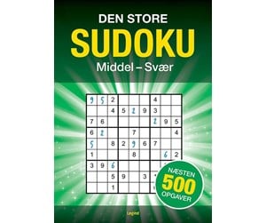 Kropp/sinn - Den store Sudoku - 500 opgaver - 9788775372676