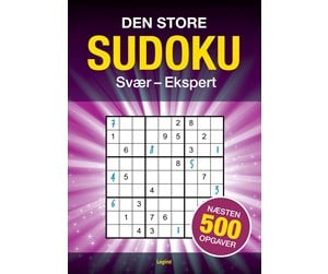 Kropp/sinn - Den store Sudoku - 500 opgaver - 9788775375196