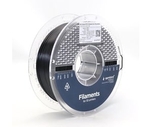 Filament - 3D Printer - Gembird High Speed PETG filament - Svart - 1.75mm ø - 1 kg - 3DP-PETG1.75HY-01-BK